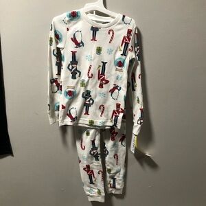 NWT Carter's Just One You Size 6 Christmas Nutcracker Waffle Thermal Pajamas
